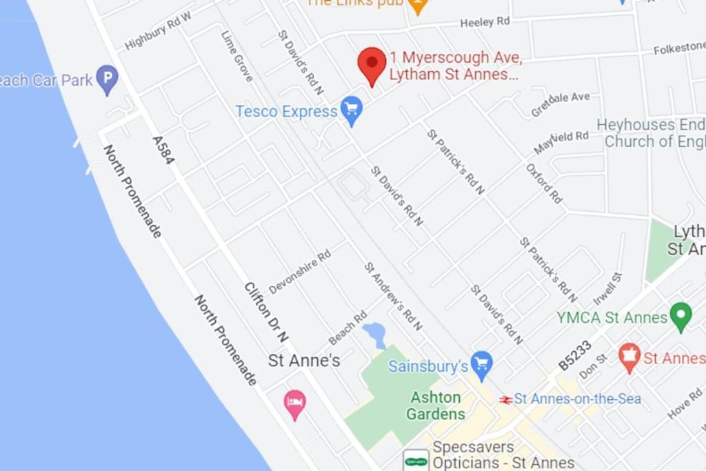 リザム・セント・アンズ 2 Bed Sleeps 6 Beach Retreat St Annes On Seaヴィラ エクステリア 写真